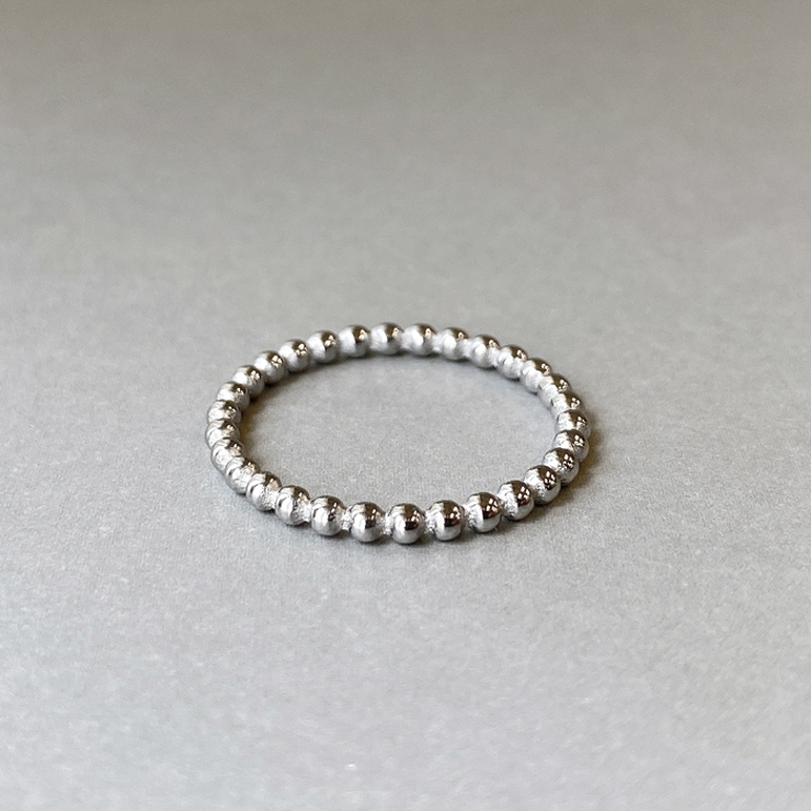 ボールデザインステンレスリング 指輪 アレルギー対応 | FACION | 詳細画像2 