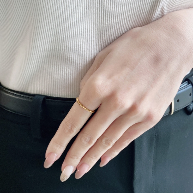 ボールデザインステンレスリング 指輪 アレルギー対応 | FACION | 詳細画像12 