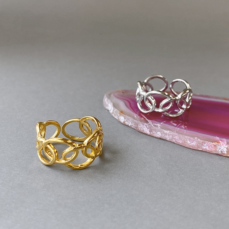 コネクトオーバルステンレスリング 指輪 アレルギー対応 | FACION | 詳細画像5 