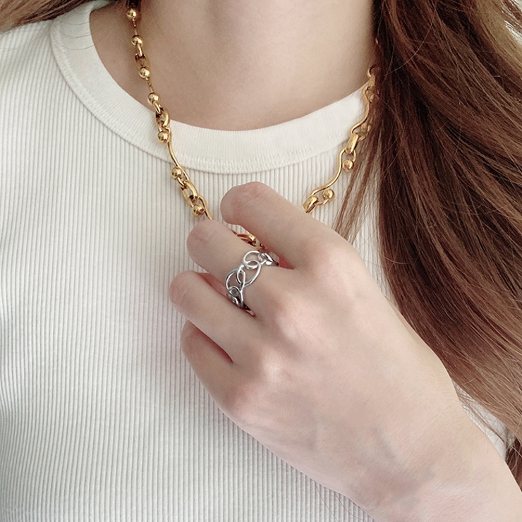 コネクトオーバルステンレスリング 指輪 アレルギー対応 | FACION | 詳細画像6 