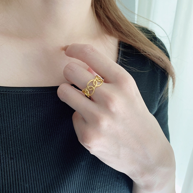 コネクトオーバルステンレスリング 指輪 アレルギー対応 | FACION | 詳細画像10 