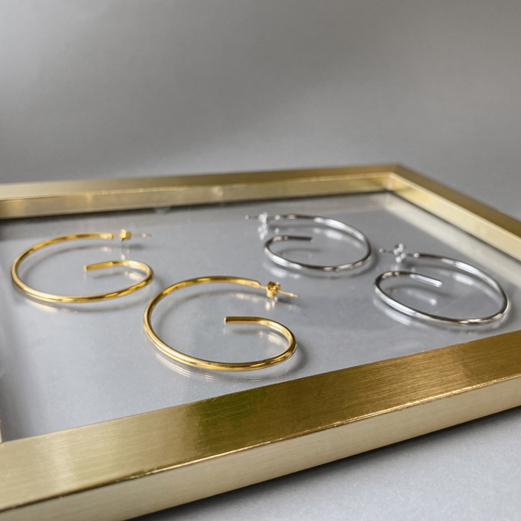 スパイラルステンレスフープピアス サージカルステンレス 金属アレルギー対応 | FACION | 詳細画像5 