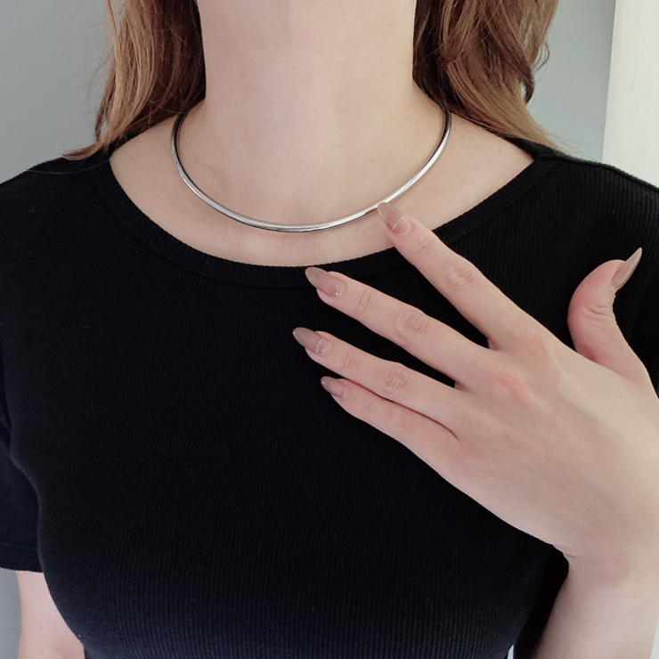 ステンレスチョーカー ネックレス ネックカフ | FACION | 詳細画像6 