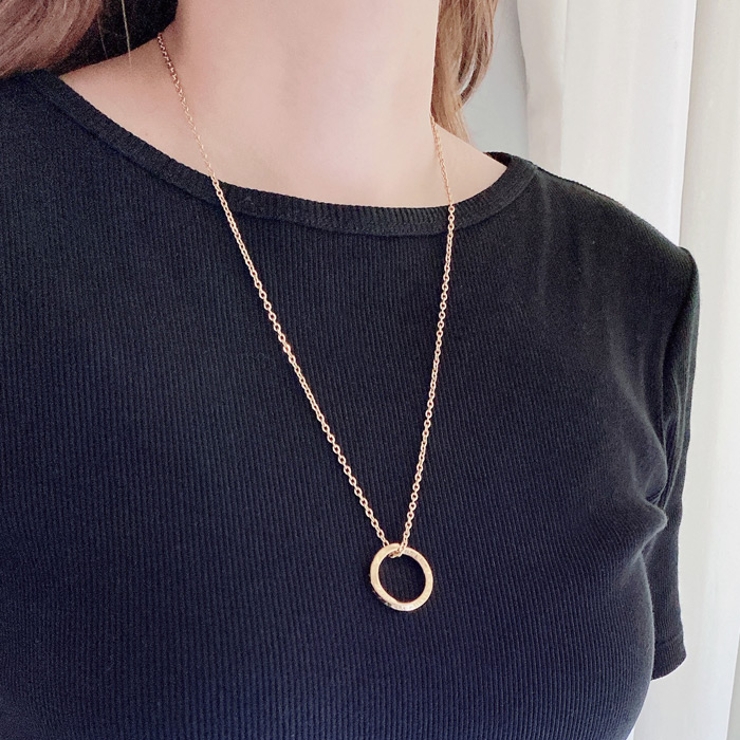 ツイストリングステンレスネックレス サージカルステンレス つけっぱなし | FACION | 詳細画像6 