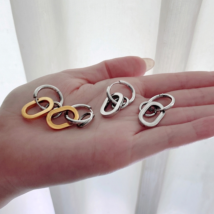 ワンタッチフープリング付ステンレスピアス 開閉式 キャッチレス | FACION | 詳細画像6 