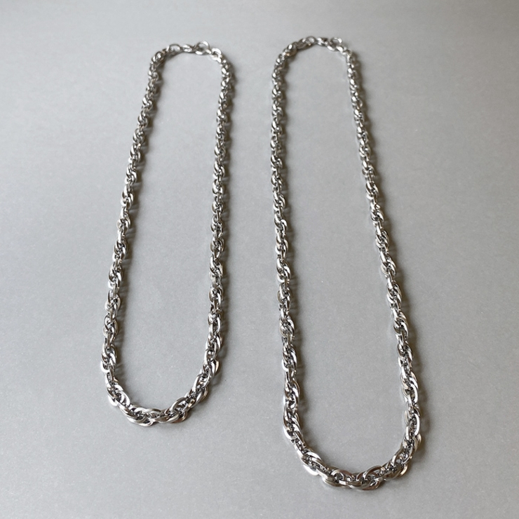 ボリュームステンレスチェーンネックレス アレルギー対応 つけっぱなし | FACION | 詳細画像2 