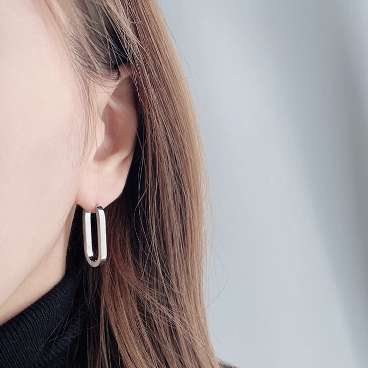 O型ワンタッチステンレスフープピアスアレルギー対応 つけっぱなし | FACION | 詳細画像7 