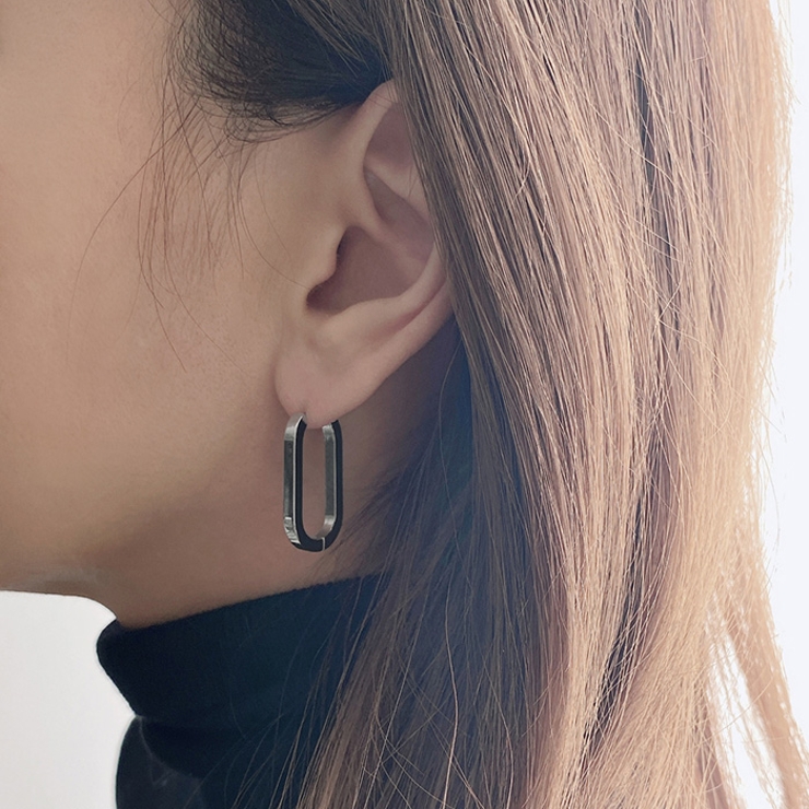 O型ワンタッチステンレスフープピアスアレルギー対応 つけっぱなし | FACION | 詳細画像9 