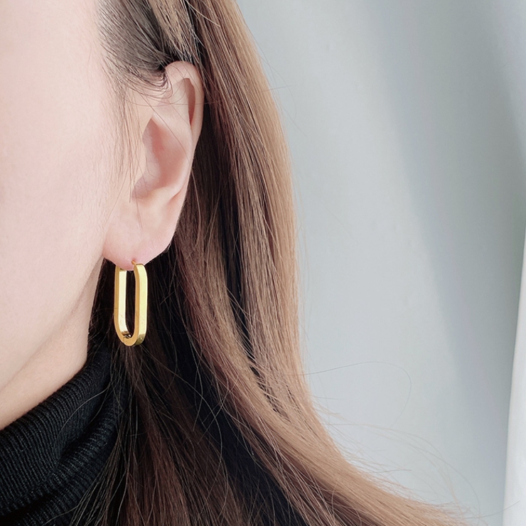 O型ワンタッチステンレスフープピアスアレルギー対応 つけっぱなし | FACION | 詳細画像10 