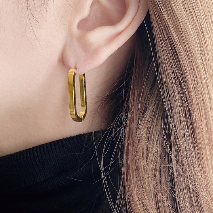 O型ワンタッチステンレスフープピアスアレルギー対応 つけっぱなし | FACION | 詳細画像11 