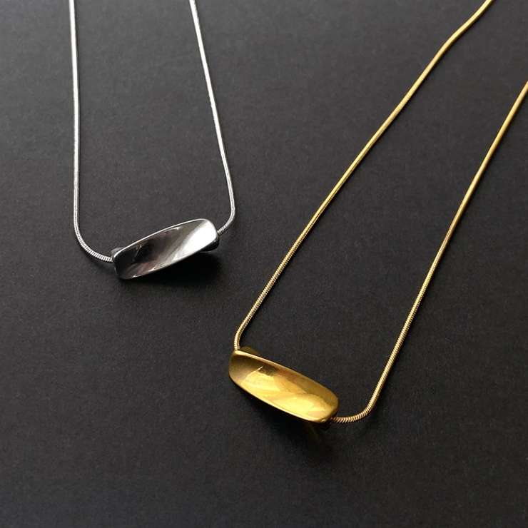 ツイストトップステンレスネックレス 金属アレルギー 対応 | FACION | 詳細画像1 