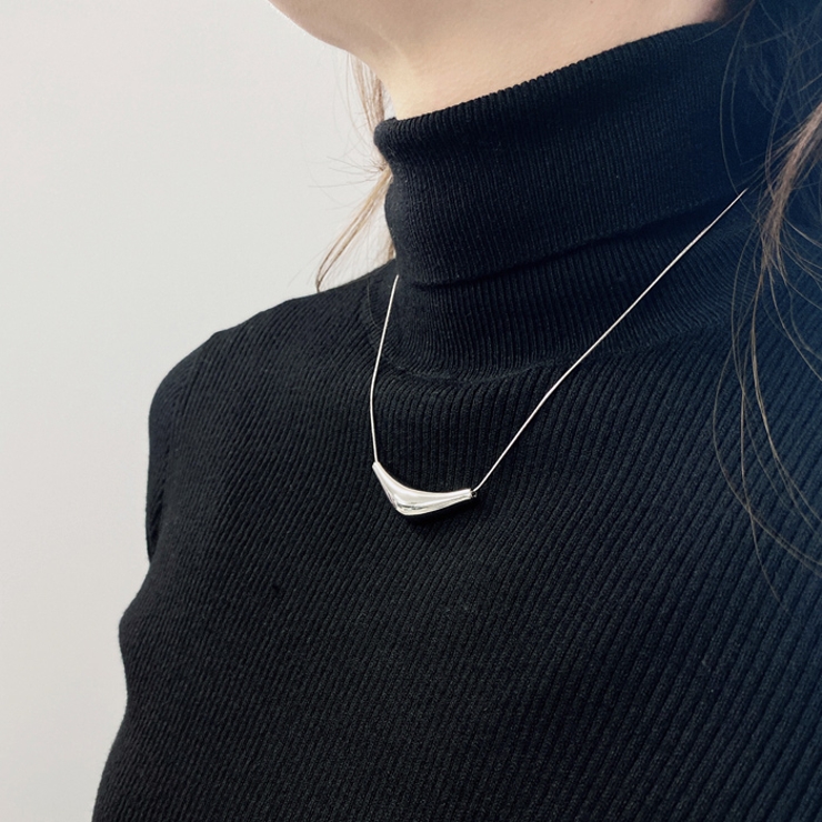 V字プランプステンレスネックレス 金属アレルギー 対応 | FACION | 詳細画像8 