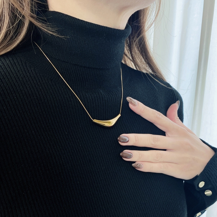 V字プランプステンレスネックレス 金属アレルギー 対応 | FACION | 詳細画像9 