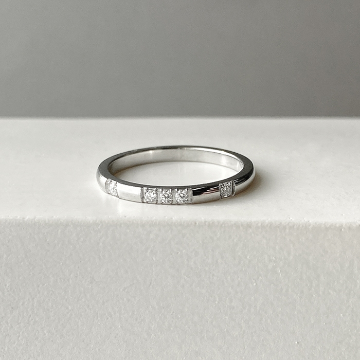 5PCSジルコニアステンレスリング 指輪 レディース | FACION | 詳細画像2 