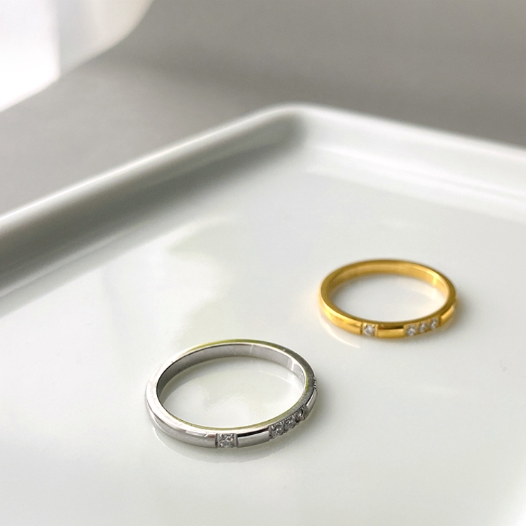 5PCSジルコニアステンレスリング 指輪 レディース | FACION | 詳細画像5 