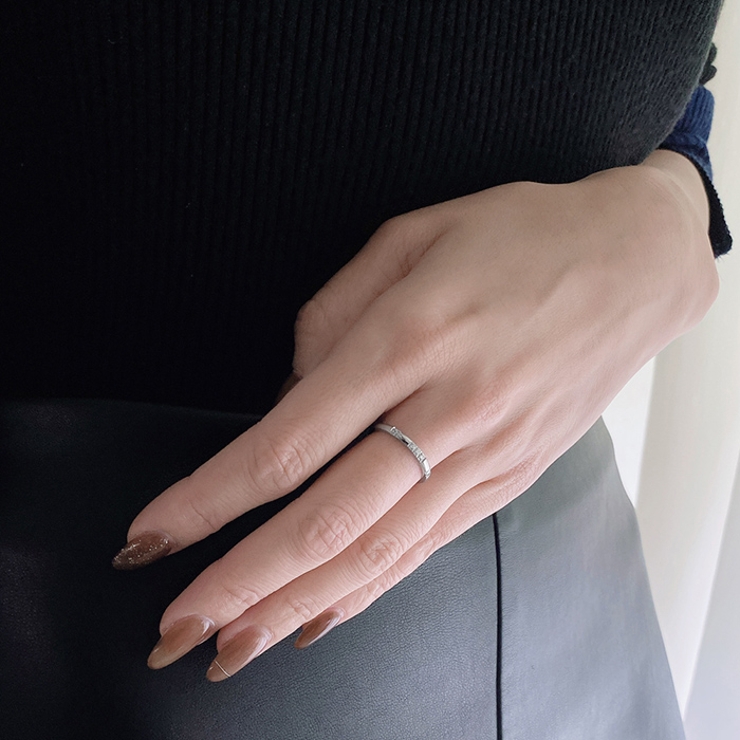5PCSジルコニアステンレスリング 指輪 レディース | FACION | 詳細画像9 