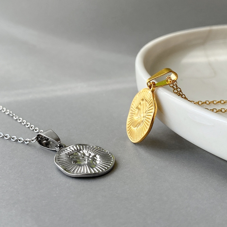 ニュアンス英国コインステンレスネックレス 金属アレルギー アレルギー対応 | FACION | 詳細画像3 