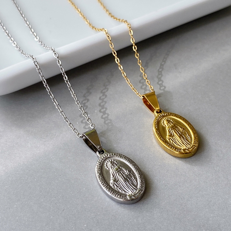 マリアコインステンレスネックレス アレルギー対応 レディース | FACION | 詳細画像6 