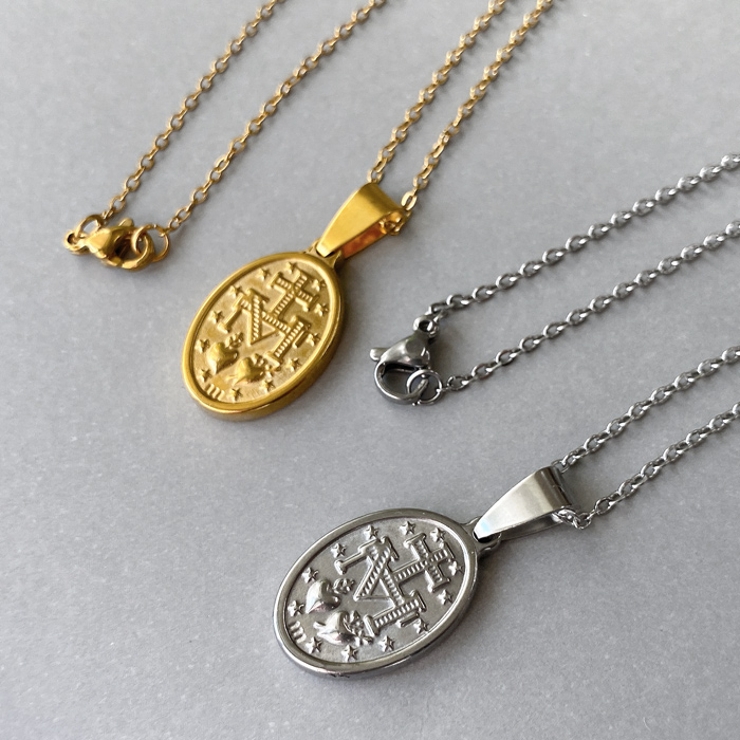 マリアコインステンレスネックレス アレルギー対応 レディース | FACION | 詳細画像5 