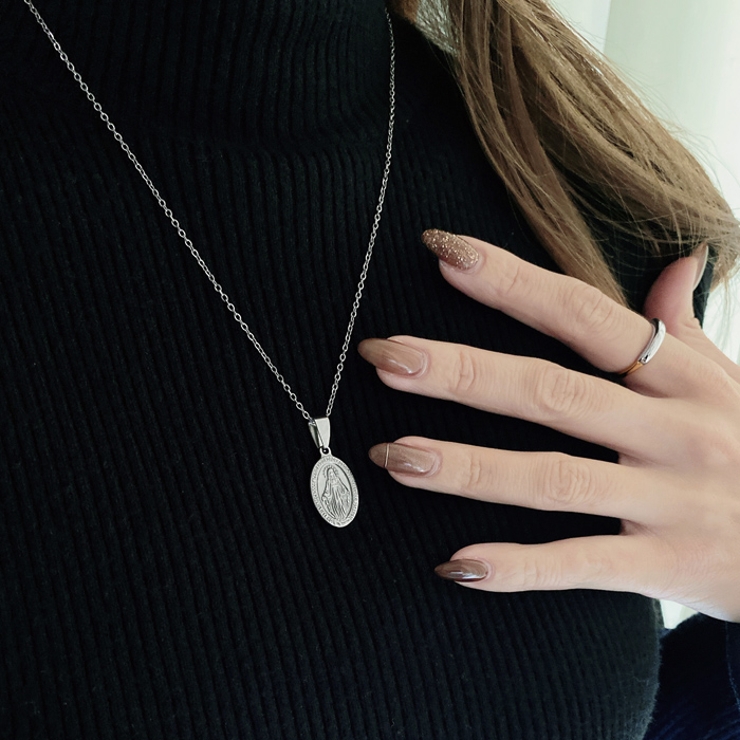 マリアコインステンレスネックレス アレルギー対応 レディース | FACION | 詳細画像7 
