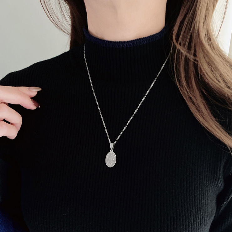 マリアコインステンレスネックレス アレルギー対応 レディース | FACION | 詳細画像8 