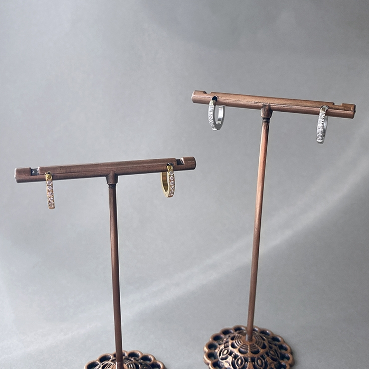 ジルコニアラインワンタッチステンレスフープピアス アレルギー対応 金属アレルギー | FACION | 詳細画像3 