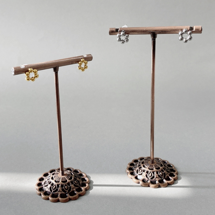 フラワーボールステンレスミニピアス 金属アレルギー対応 サージカルステンレス | FACION | 詳細画像5 