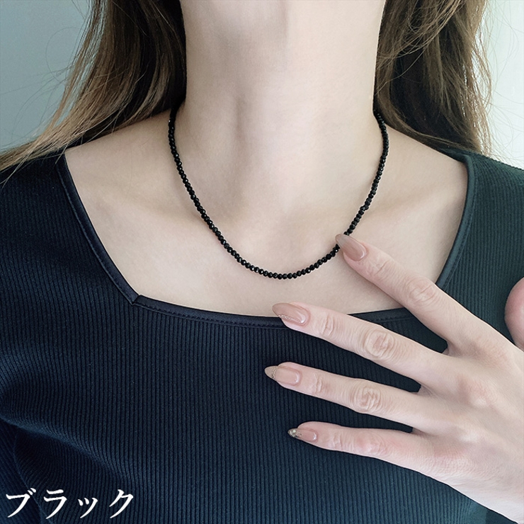 カットビーズチェーンステンレスネックレス 金属アレルギー アレルギー対応 | FACION | 詳細画像15 