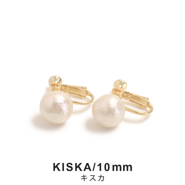 コットンパールイヤリング 10mm 12mm | FACION | 詳細画像3 