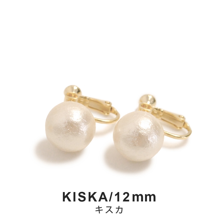 コットンパールイヤリング 10mm 12mm | FACION | 詳細画像5 