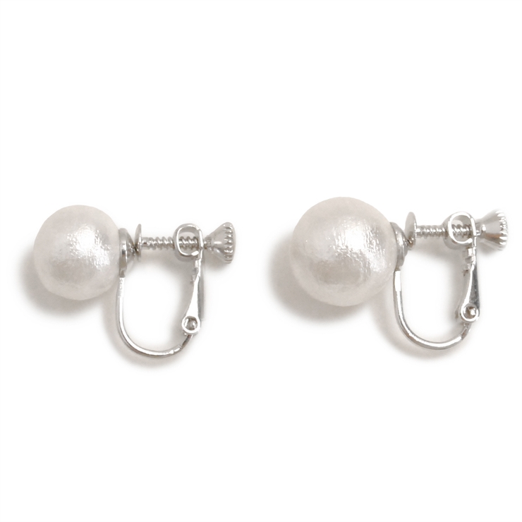 コットンパールイヤリング 10mm 12mm | FACION | 詳細画像6 