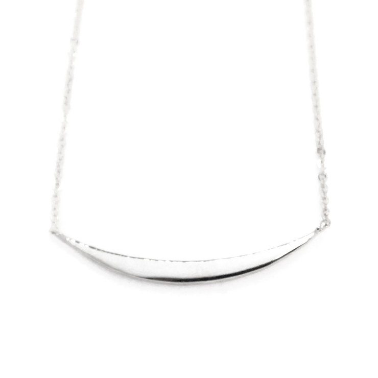 クレセントプレートネックレス 三日月 カーブ | FACION | 詳細画像3 