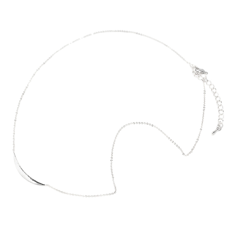 クレセントプレートネックレス 三日月 カーブ | FACION | 詳細画像5 