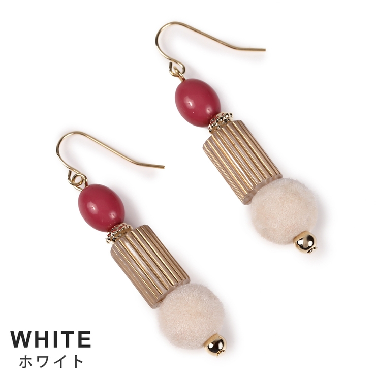 ピアス ビーズ スエード | FACION | 詳細画像2 