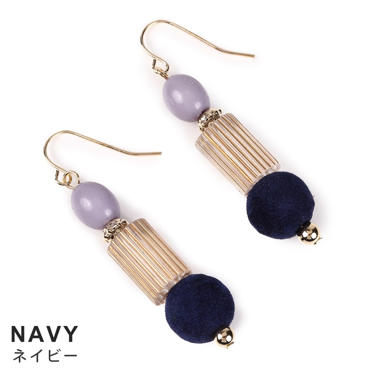 ピアス ビーズ スエード | FACION | 詳細画像5 