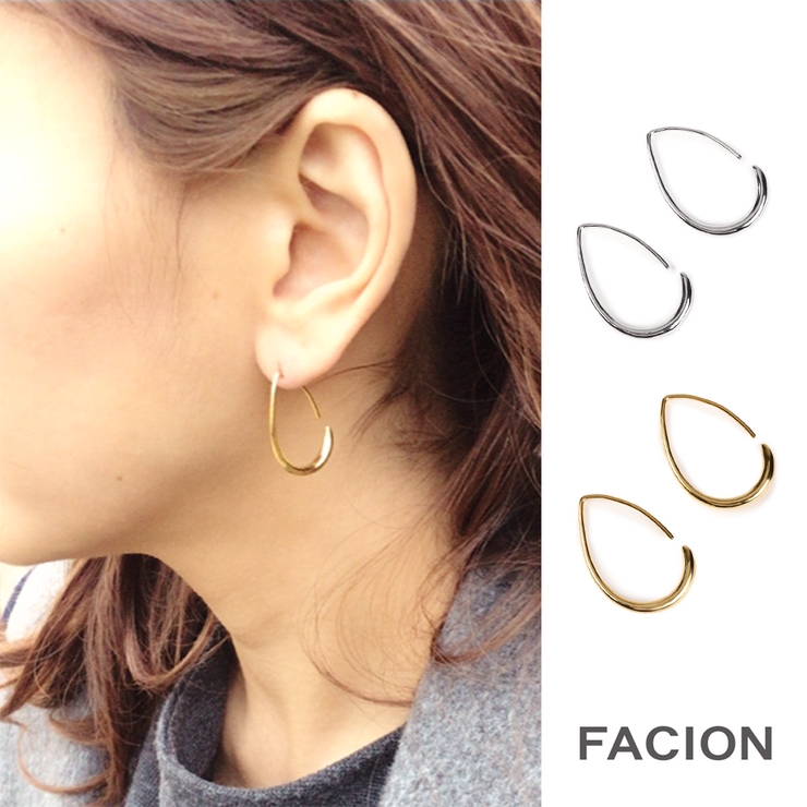 ピアス メタル ドロップ | FACION | 詳細画像1 