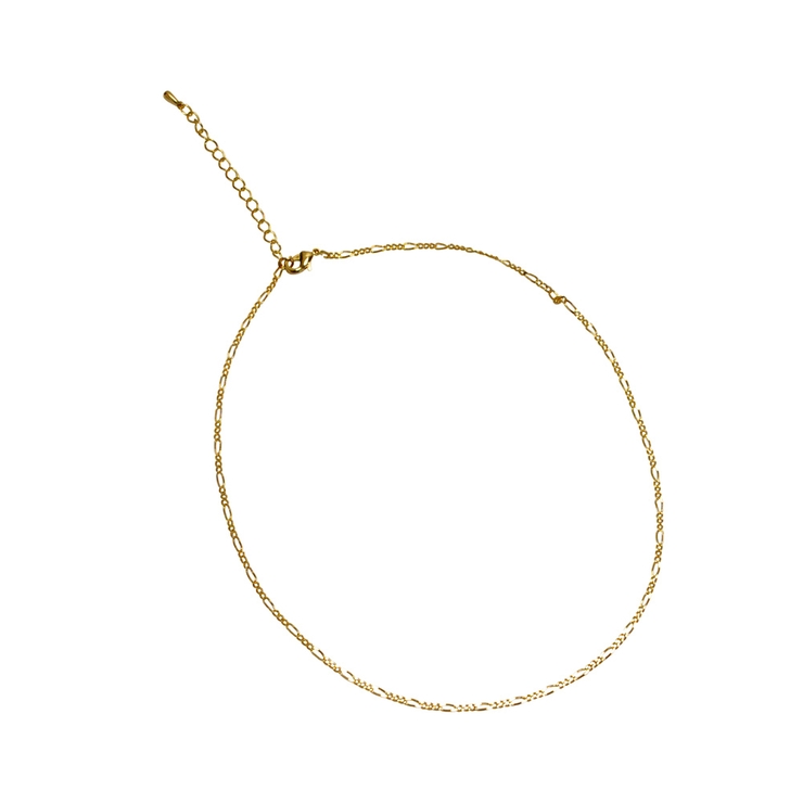 ゴールドデザインチェーンネックレス シルエット メタル | FACION | 詳細画像6 