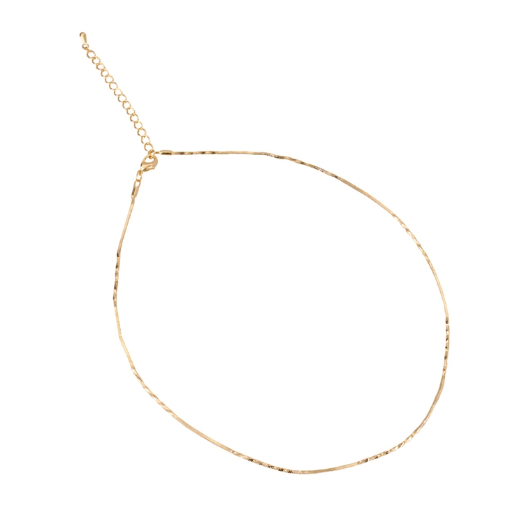 ゴールドデザインチェーンネックレス シルエット メタル | FACION | 詳細画像7 