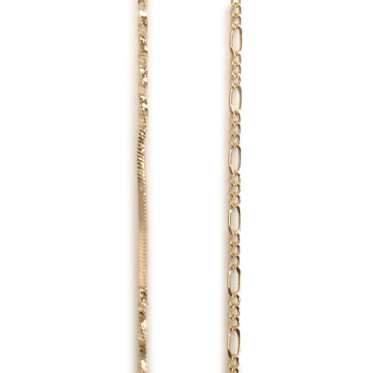 ゴールドデザインチェーンネックレス シルエット メタル | FACION | 詳細画像8 