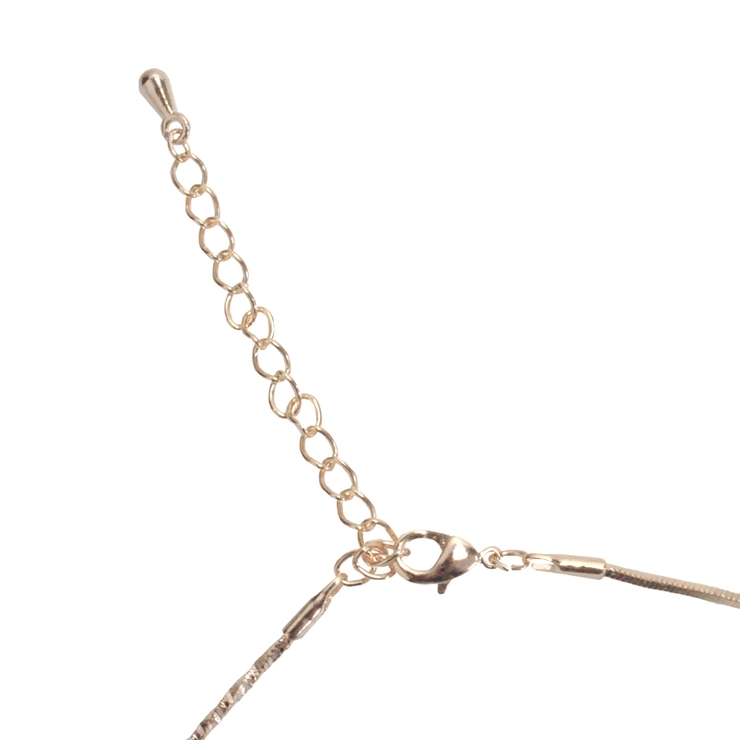 ゴールドデザインチェーンネックレス シルエット メタル | FACION | 詳細画像9 