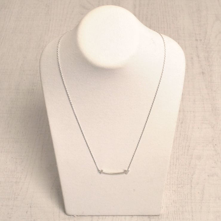 スマイルカーブラインメタルネックレス T T字 | FACION | 詳細画像4 
