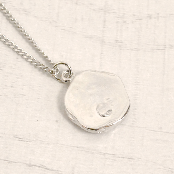 エンボスメタルネックレス コインメダルプチペン定番ペンダント人気トレンド | FACION | 詳細画像4 