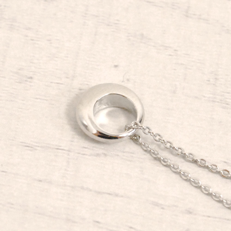 ムーンプランプメタルネックレス プチペンダント月シンプル定番ペンダント人気トレン… | FACION | 詳細画像3 