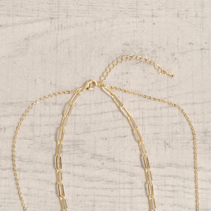 英国コイン2連チェーンネックレス シルバーゴールド結婚式レディース | FACION | 詳細画像4 