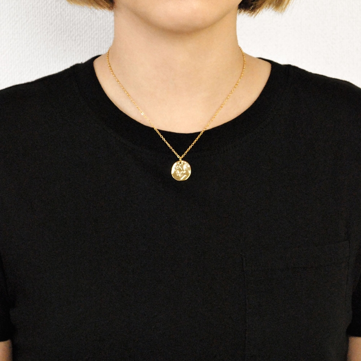 エンボス英国コインネックレス ペンダント メダルシルバーゴールド | FACION | 詳細画像7 