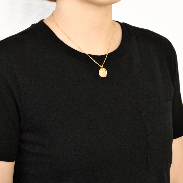 エンボス英国コインネックレス ペンダント メダルシルバーゴールド | FACION | 詳細画像9 