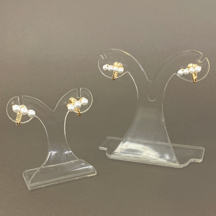 パールラインバーイヤリング レディース シルバー ゴールド ノンホールピアス | FACION | 詳細画像3 