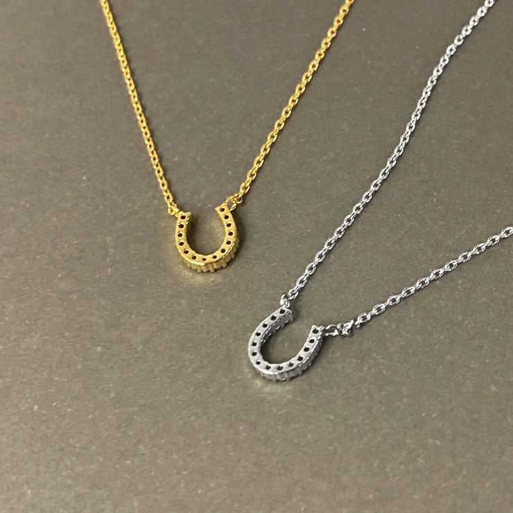 ミニ馬蹄ジルコニアネックレス ホースシュー レディース | FACION | 詳細画像3 