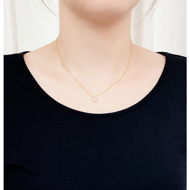 ミニ馬蹄ジルコニアネックレス ホースシュー レディース | FACION | 詳細画像7 