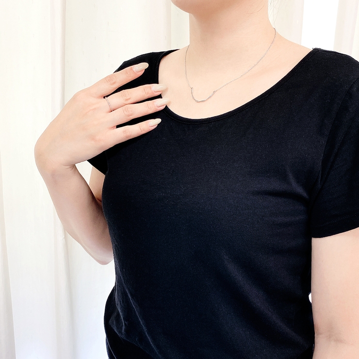 カーブツイストメタルネックレス スマイル ペンダント | FACION | 詳細画像5 